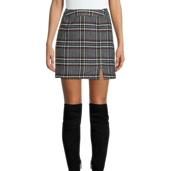 NWT No Boundaries plaid Skirt size 21 - Picture 1 of 10